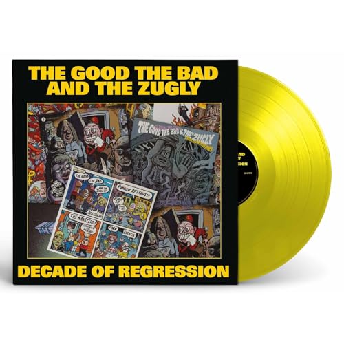Vinyl record of "The Good, The Bad & The Zugly" with comic art.