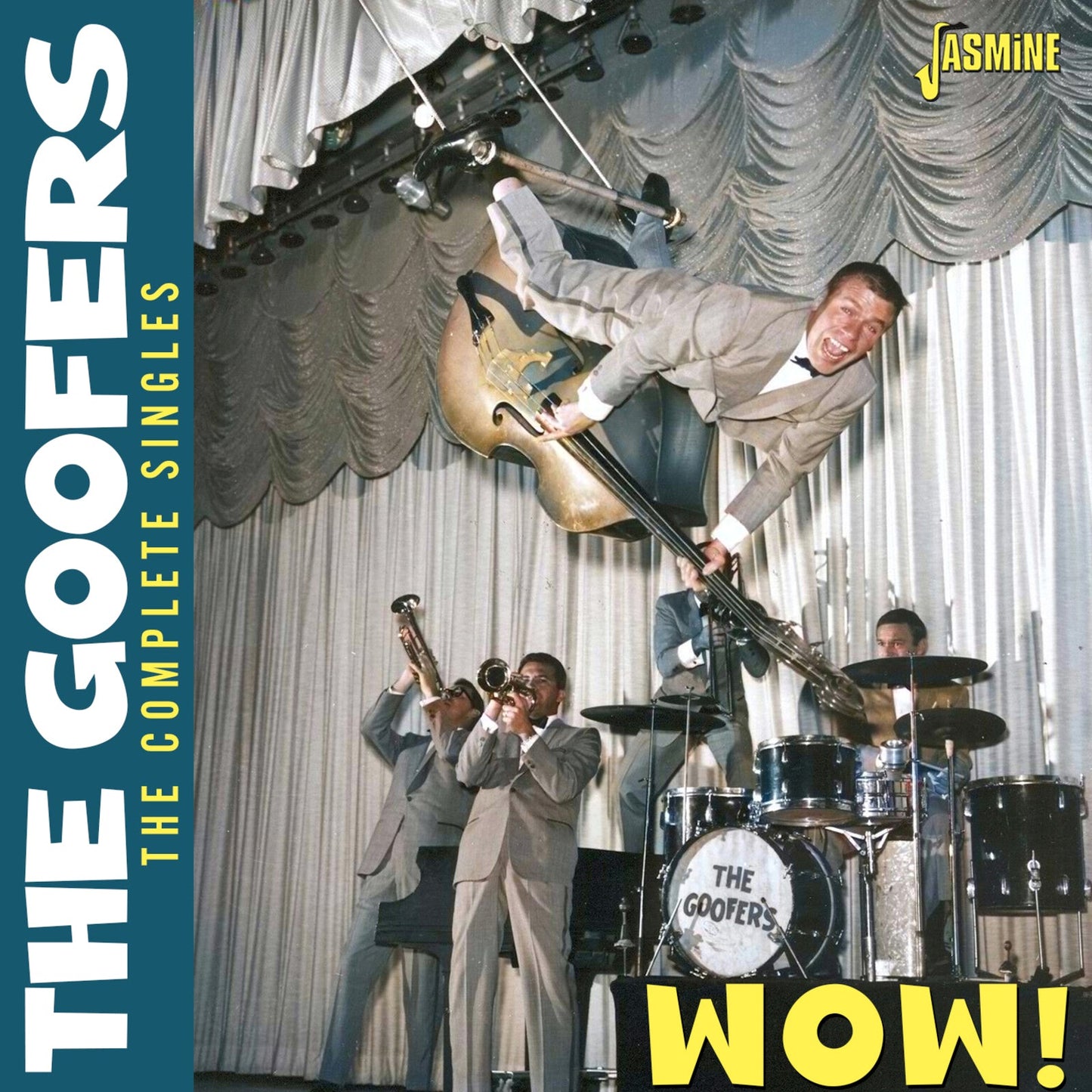 CD cover for The Goofers’ “Wow! The Complete Singles” featuring a band.