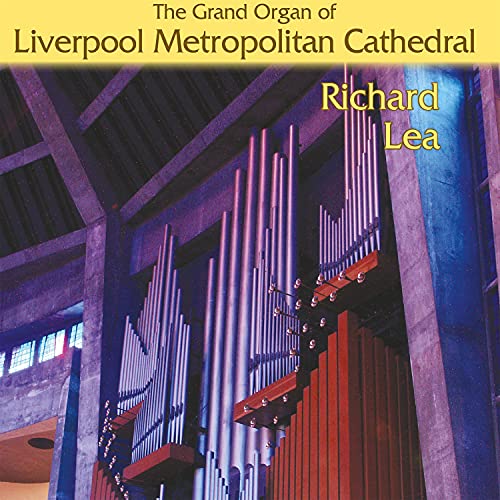 DVD cover featuring the pipe organ of Liverpool Metropolitan Cathedral.