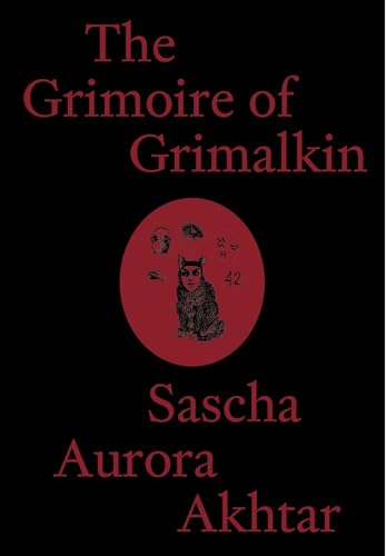 Book cover with red text and a red circle containing a cat illustration.