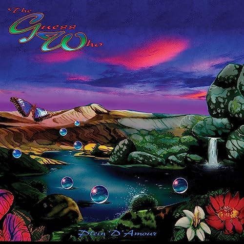 CD cover for The Guess Who’s “Plein D’Amour” with a landscape scene.