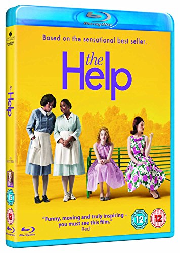 The Help" Blu-ray case featuring a yellow background and film characters.