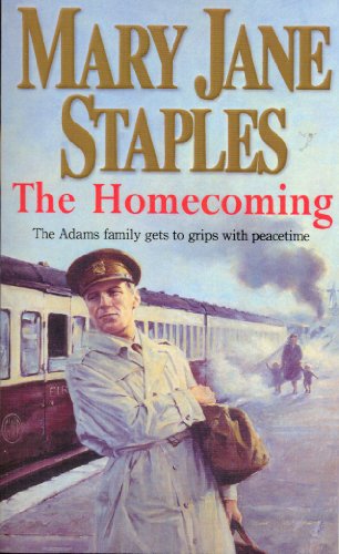 Book cover: "The Homecoming" depicts a soldier by a train platform.