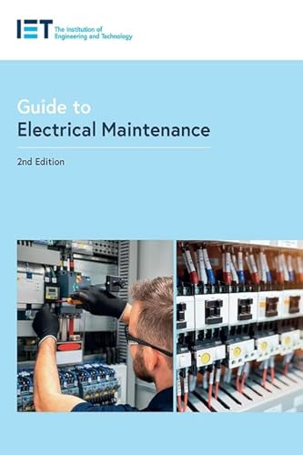 Book cover: "Guide to Electrical Maintenance," 2nd edition, with electrical panel image.