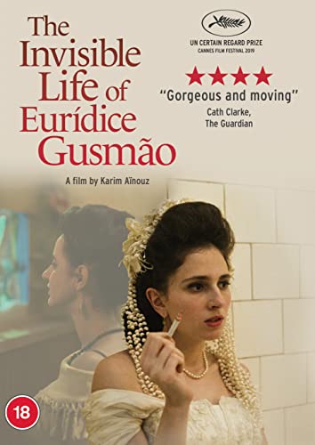 DVD cover for āThe Invisible Life Of Euridice Gusmaoā featuring two women.