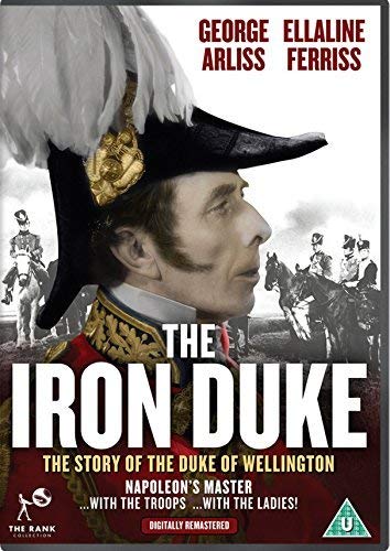 DVD cover for "The Iron Duke" featuring a military officer in ornate hat.