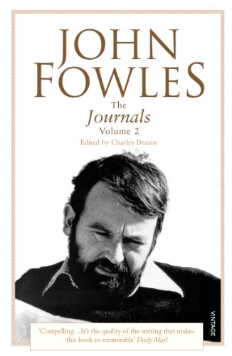 Book cover: "The Journals" by John Fowles, Volume 2, with author portrait.