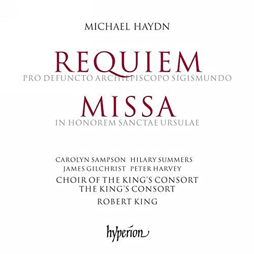 CD cover for Haydn’s Requiem and Chiemsee-Messe by Robert King.