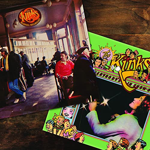 The Kinks vinyl box set with colorful album covers and imagery.