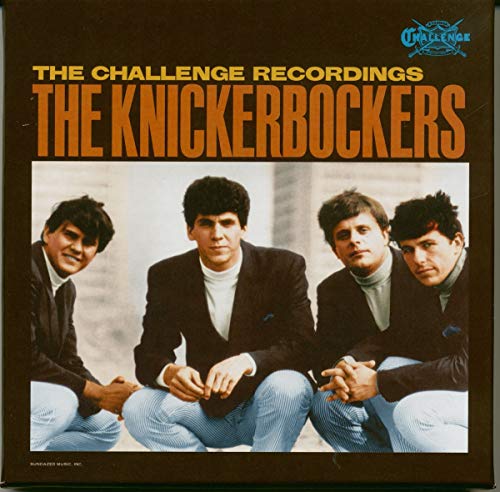 CD cover featuring The Knickerbockers, a four-member 1960s band portrait.