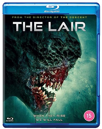 Blu-ray cover for horror film "The Lair" featuring a monstrous creature.