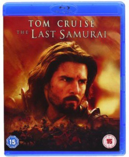 The Last Samurai" Blu-ray case featuring Tom Cruise in samurai armor.