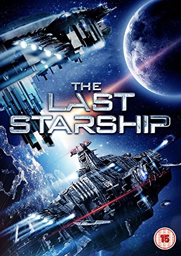 DVD cover art showing two large spaceships in space near a planet.