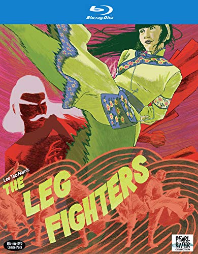 Blu-ray cover for "The Leg Fighters" featuring illustrated martial arts action.