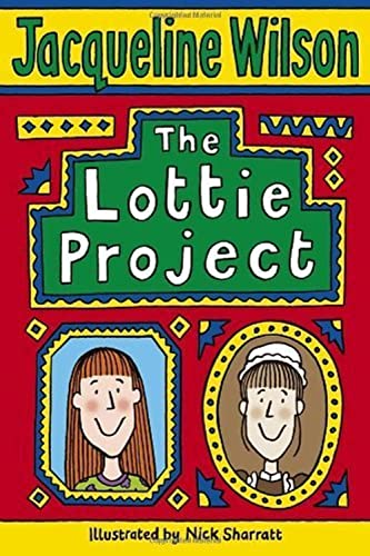Book cover for “The Lottie Project” with portraits of two girls.