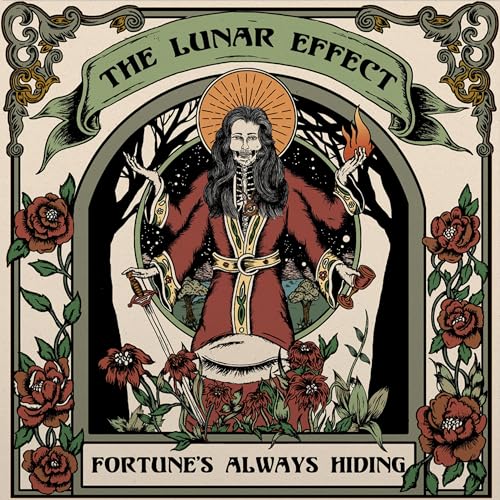 CD cover: skeletal figure with roses, framed by ornate design.
