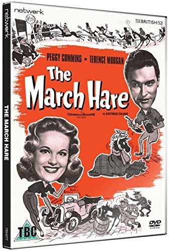 DVD case for "The March Hare" with cartoon illustrations and actor headshots.