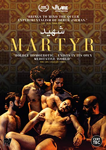 DVD cover for "The Martyr" featuring five partially clothed men.