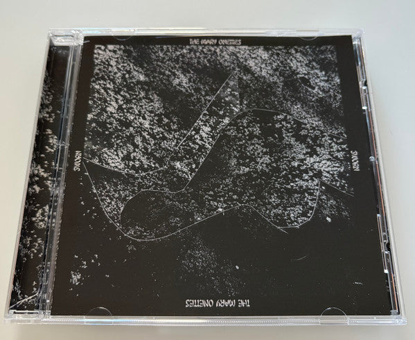 CD case with abstract white design and band name "The Mary Onettes".