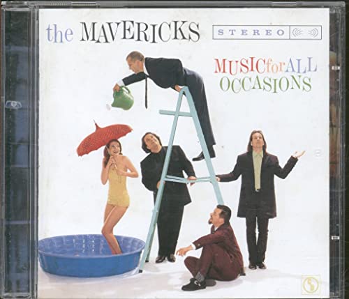 CD cover for The Mavericks’ “Music For All Occasions” featuring four people.