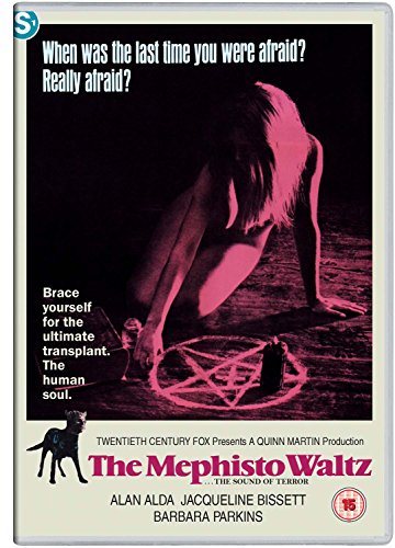 DVD cover for "The Mephisto Waltz" featuring a woman in a pentagram.