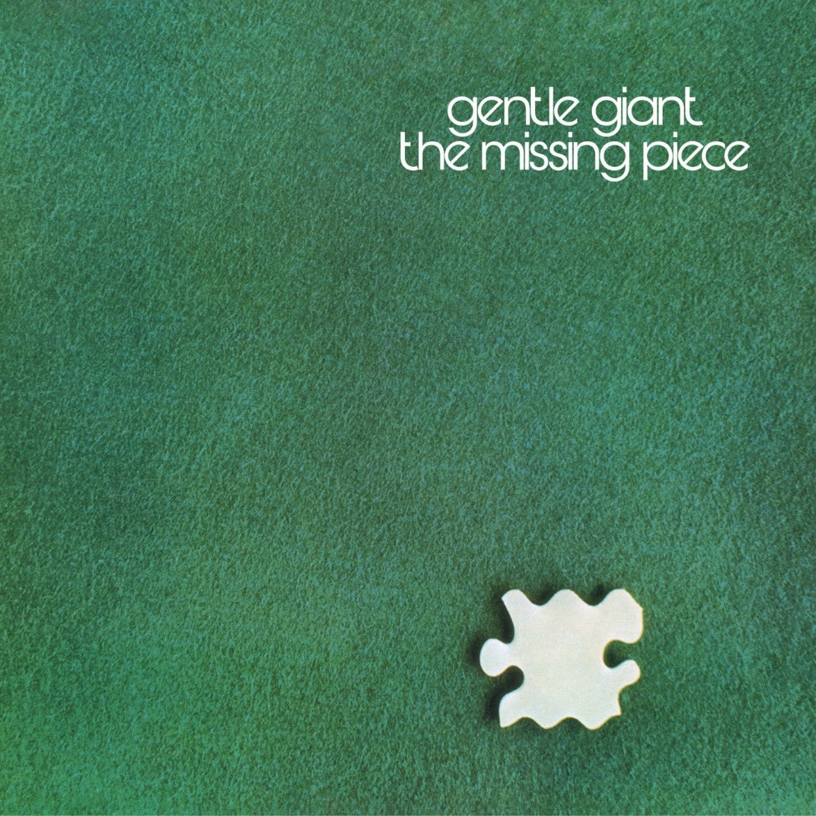 Green textured background with a white puzzle piece cutout.