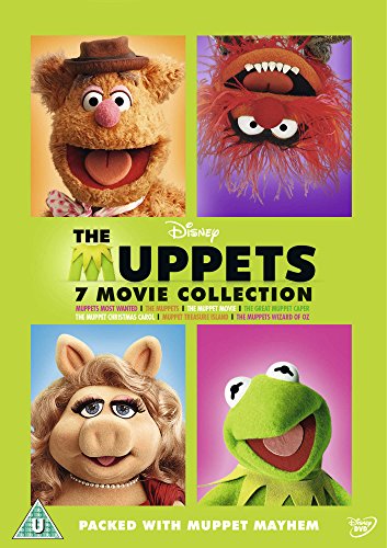 DVD cover featuring Fozzie, Animal, Miss Piggy, and Kermit the Frog.