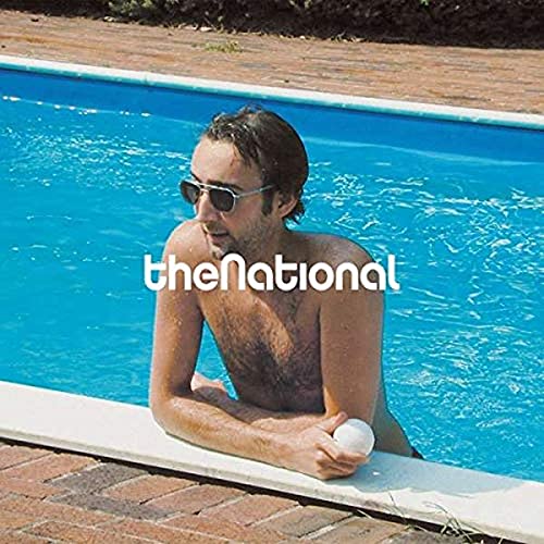 Album cover for The National featuring a man in a swimming pool.