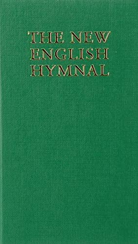 Green book cover with gold text reading The New English Hymnal.
