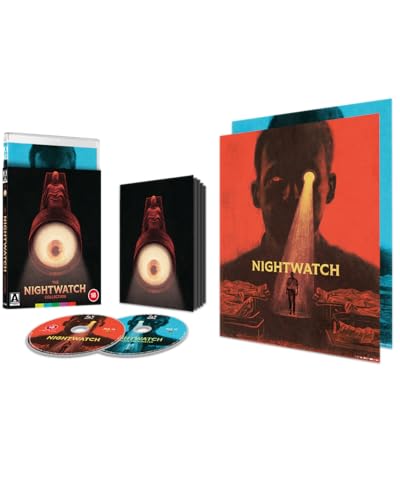 The Nightwatch" Blu-ray case with cover art featuring a man with a flashlight.