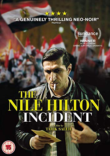 DVD cover featuring a man smoking in front of a blurred protest with flags.