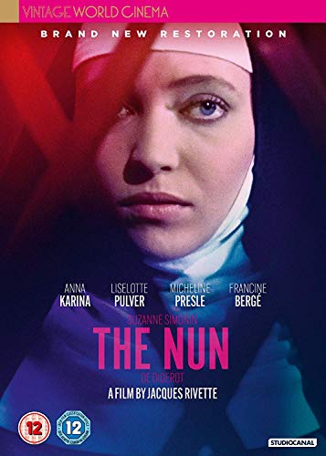 DVD cover for "The Nun" featuring a close-up of a woman in a habit.