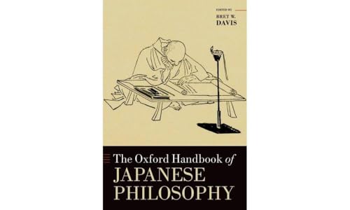Book cover: "The Oxford Handbook of Japanese Philosophy" with sketched figure.