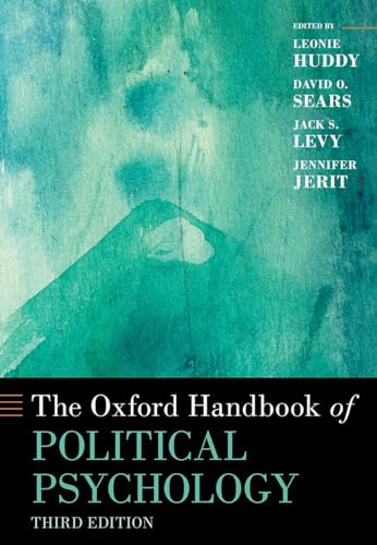 Book cover: "The Oxford Handbook of Political Psychology," third edition.