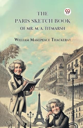 Book cover with illustrated man, Parisian street scene, and Eiffel Tower.