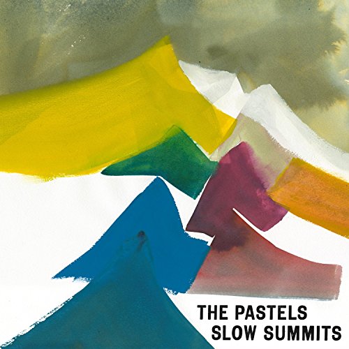 Abstract painted mountains with band name and album title below.