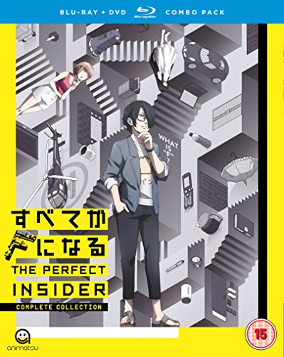 “The Perfect Insider” Blu-ray/DVD combo pack cover art with anime characters.