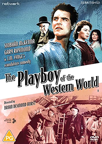 DVD cover for "The Playboy of the Western World" film, actors featured.