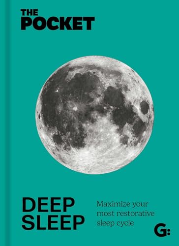 Book cover with a teal background and a large image of the moon.