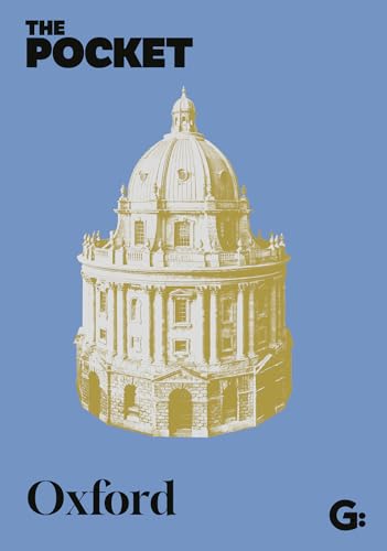 Blue book cover with a golden illustration of Oxford University’s Radcliffe Camera.