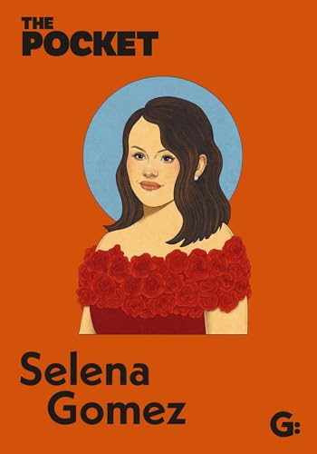 Book cover featuring a portrait of Selena Gomez against an orange background.