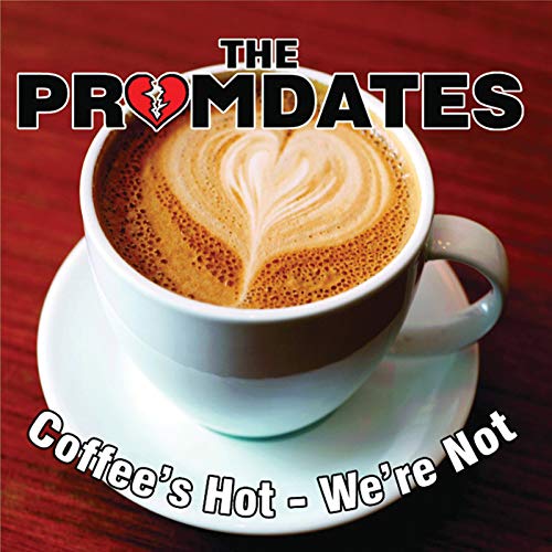CD cover with band name, coffee cup, and latte art heart.