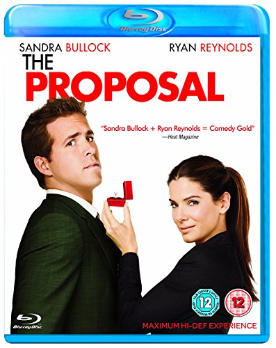 Blu-ray cover for "The Proposal" featuring Sandra Bullock and Ryan Reynolds.