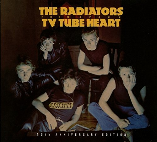 Band portrait of The Radiators From Space, “TV Tube Heart” album cover.