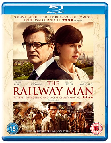 Blu-ray cover for The Railway Man featuring Colin Firth and Nicole Kidman.