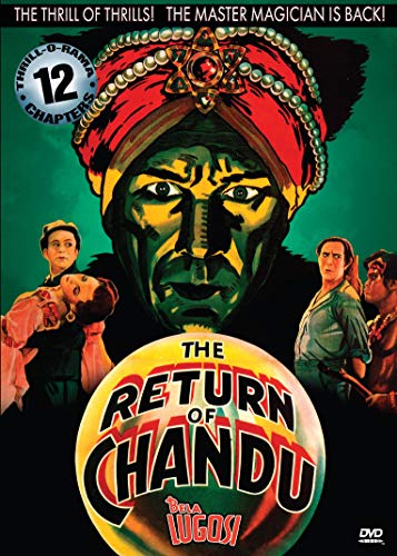 DVD cover for "The Return of Chandu" featuring Bela Lugosi in turban.