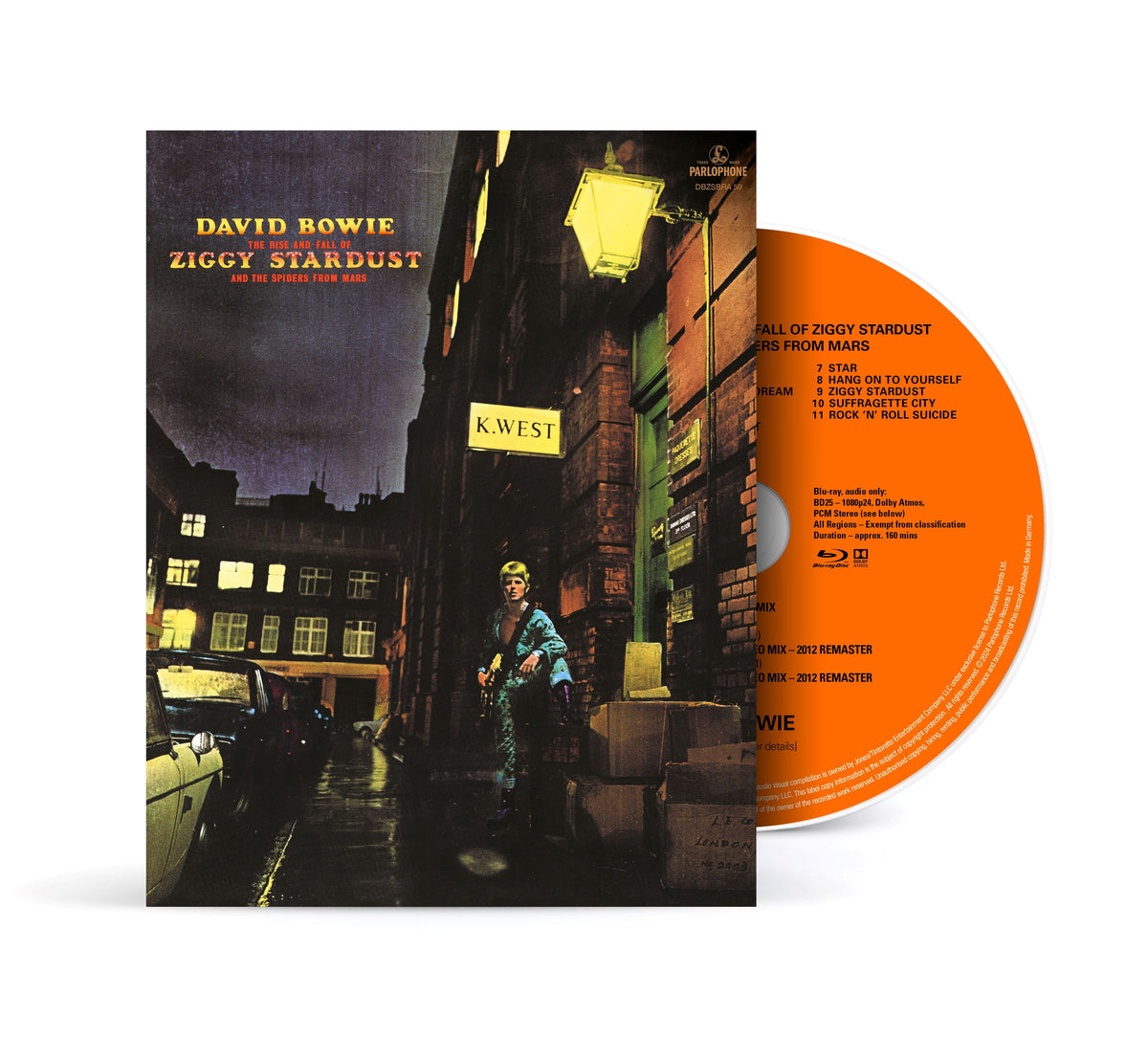 Blu-ray cover for David Bowie’s “The Rise and Fall of Ziggy Stardust.”