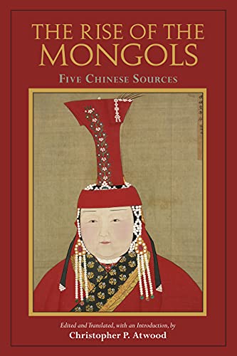 Book cover depicting a portrait of a Mongol figure in ornate headwear.