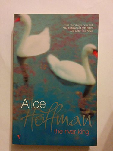 Book cover: "The River King" by Alice Hoffman, featuring two white swans.