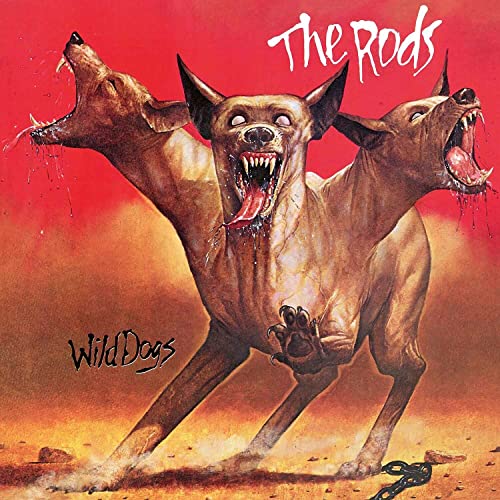 CD cover: three snarling dogs with exposed teeth and a chain.